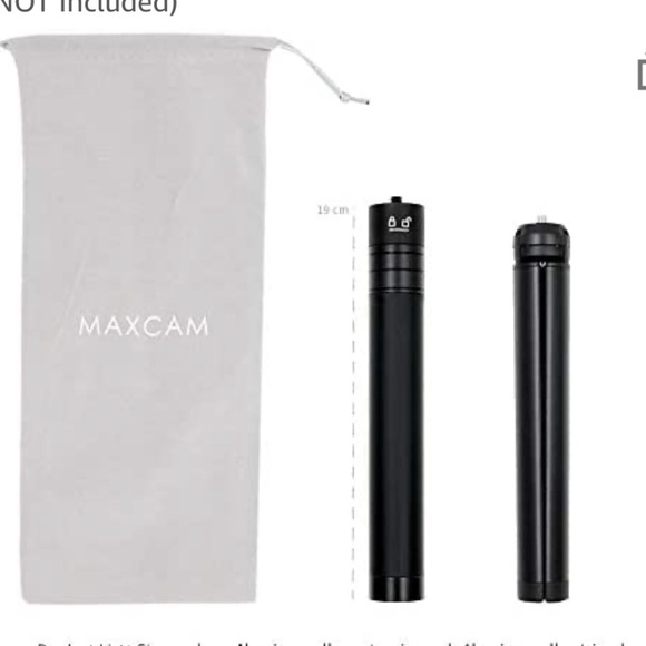 MAXCAM Selfie Stick Tripod Extension Rod portable travel purse - Picture 1 of 8